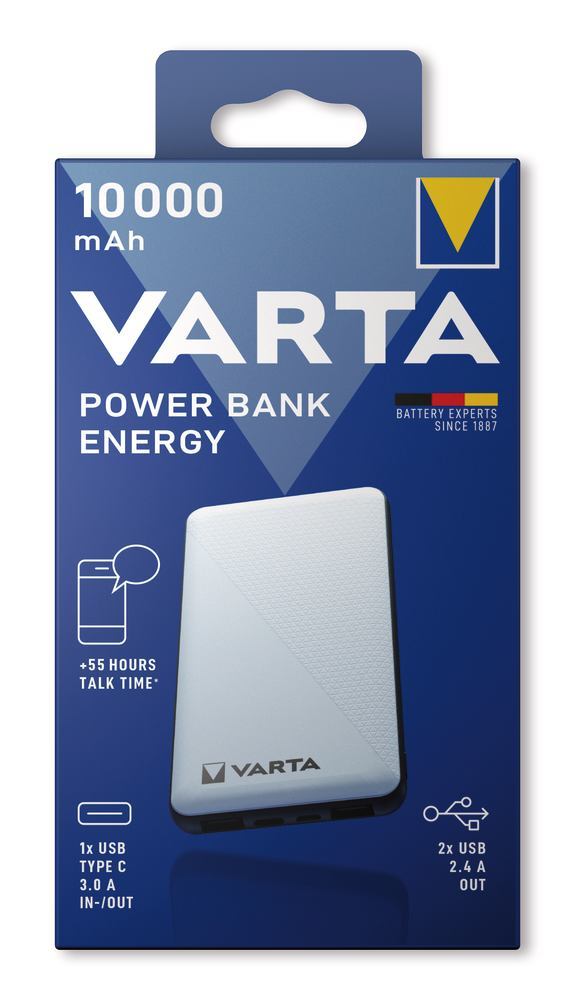 Power Bank Energy, 10,000 mAh, 1 unit(s) - Luminix Health