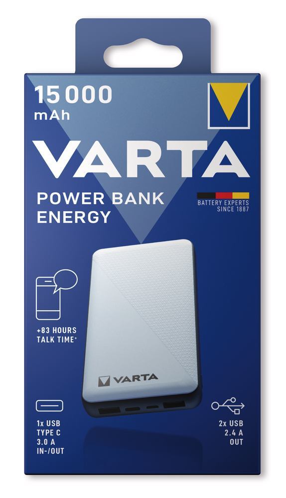 Power Bank Energy, 15,000 mAh, 1 unit(s) - Luminix Health