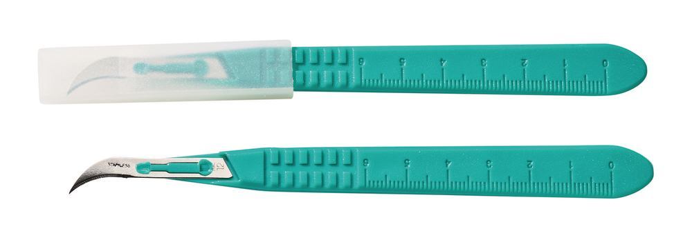 Disposable scalpel, Sterile, type 12, 10 unit(s) - Luminix Health