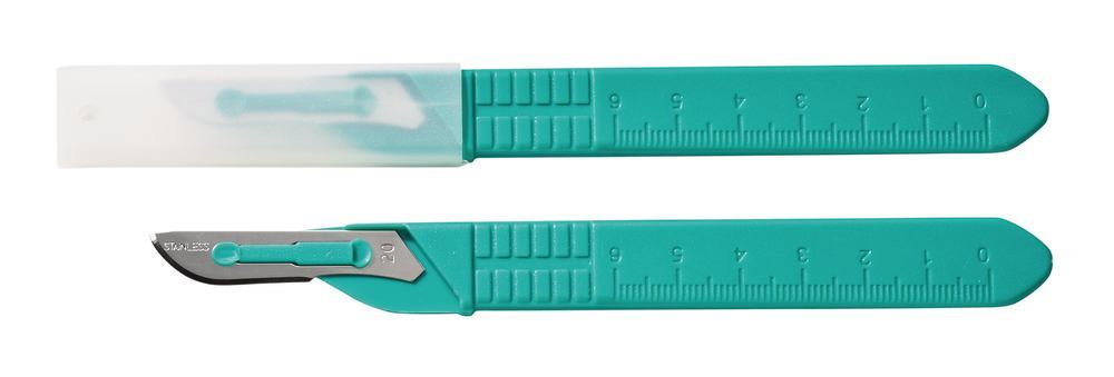 Disposable scalpel, Sterile, type 20, 10 unit(s) - Luminix Health
