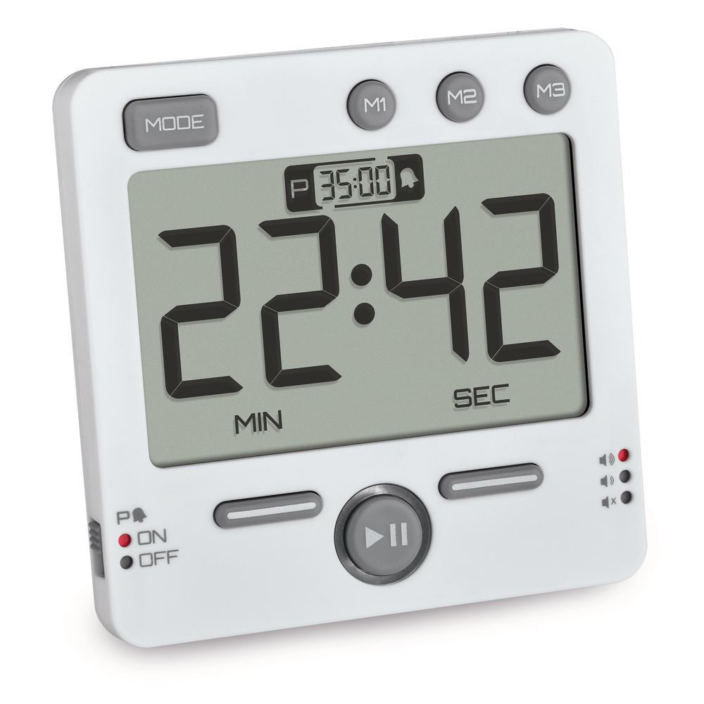 Timer/stopwatch,, with pre-alarm, 3 volume settings,, 1 unit(s) - Luminix Health