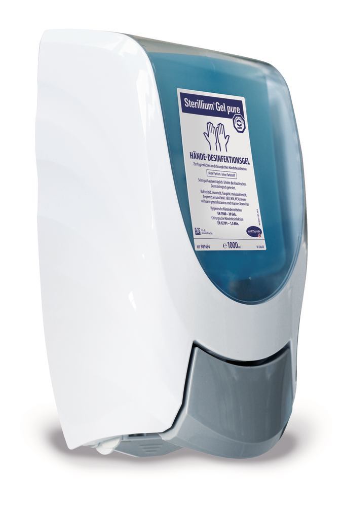 CleanSafe basic dispenser, Plastic, manual for 1000 ml bottles, 1 unit(s) - Luminix Health