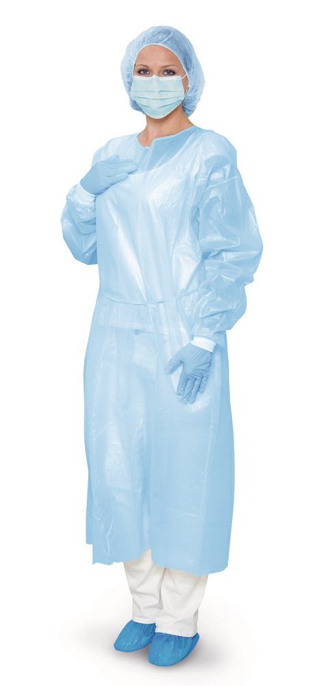 Medical hygiene set, PP/PE gown, Med. face mask type II, overshoes,, 1 set - Luminix Health