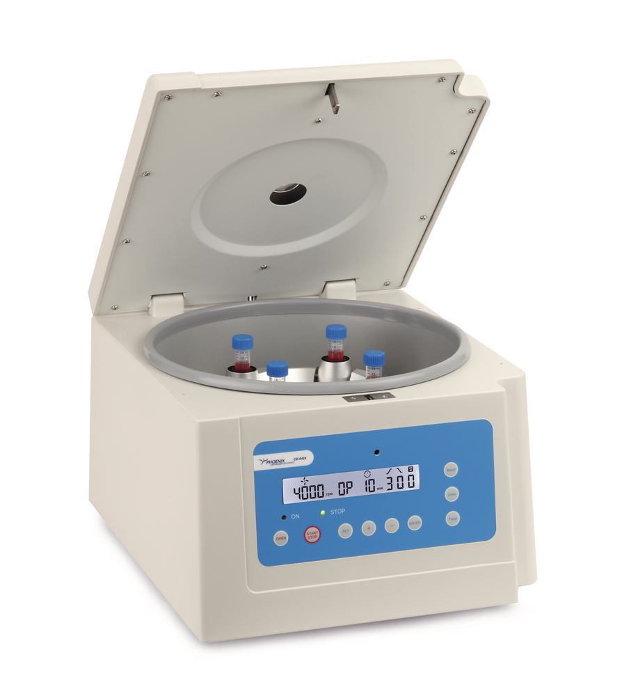 CD-0424 benchtop centrifuge, with 4-slot sing-out rotor (90°), 1 unit(s) - Luminix Health