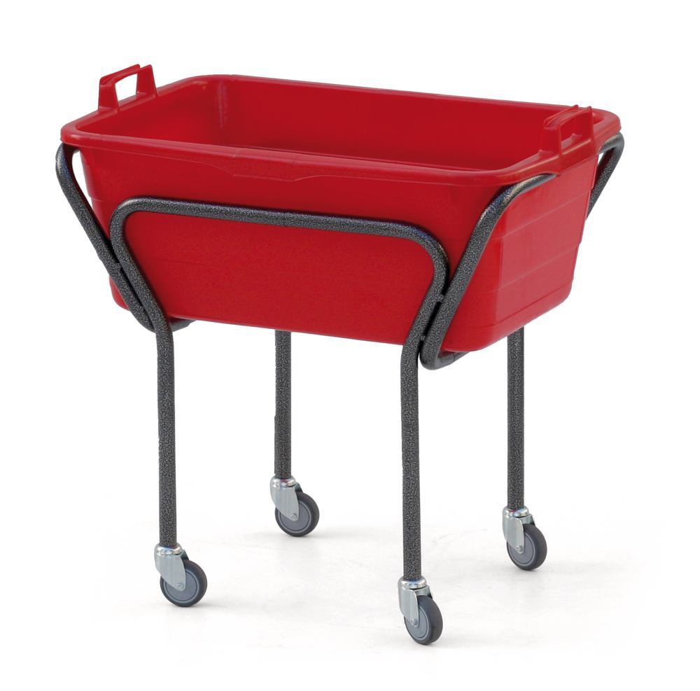 Tub trolley frame, 750 x 500 x 752 mm, load capacity 100 kg, 1 unit(s) - Luminix Health