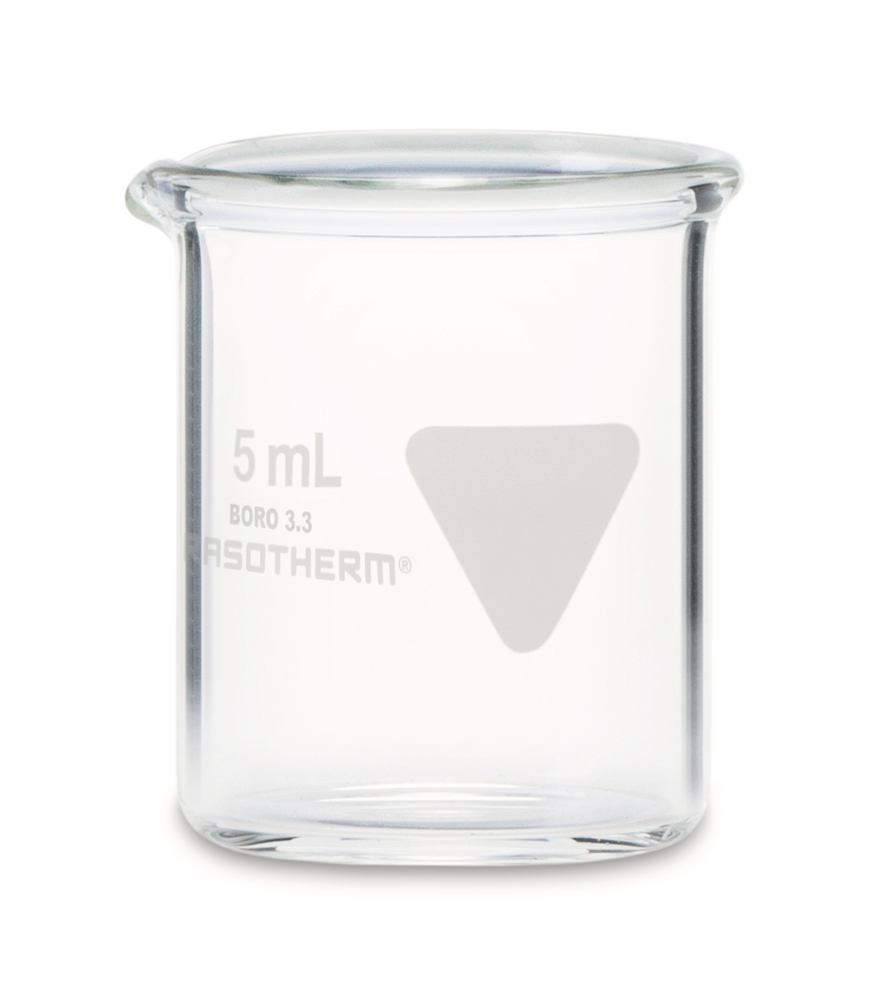 RASOTHERM beaker, short, 5 ml, 10 unit(s) - Luminix Health