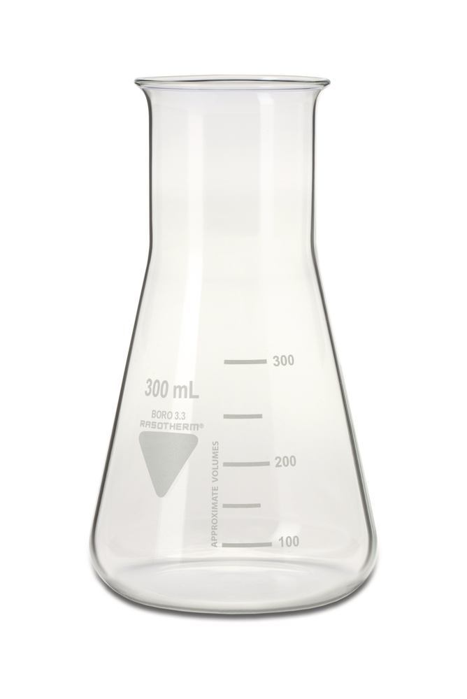 RASOTHERM wide-neck Erlenmeyer flasks, 300 ml, 10 unit(s) - Luminix Health