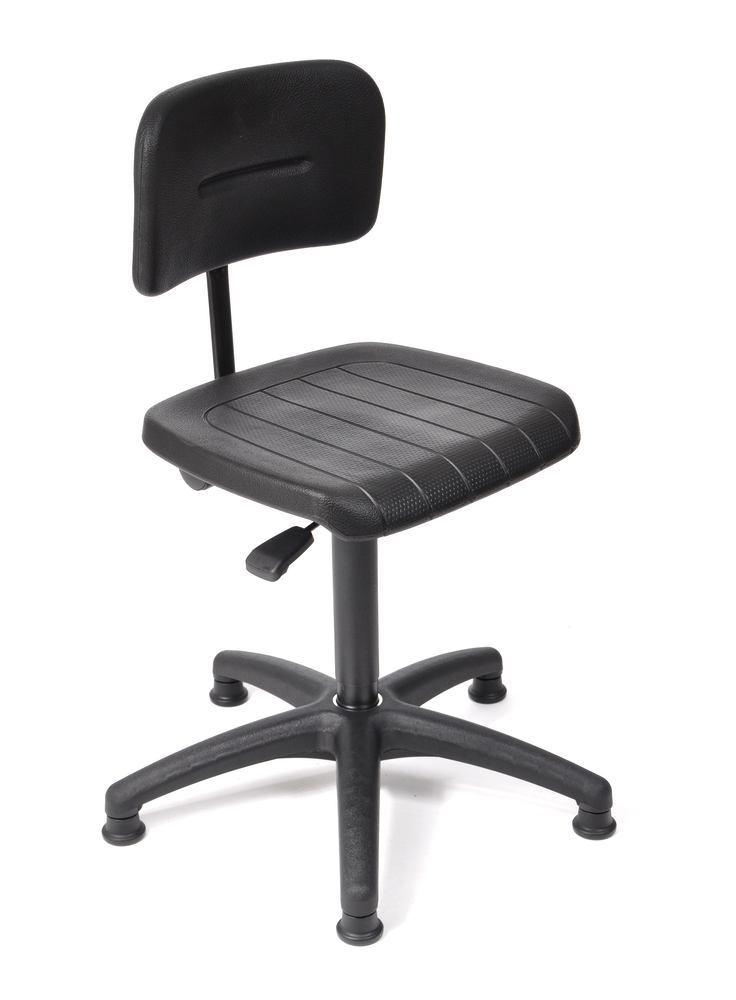 Eco model office chair, PU foam, glides, 1 unit(s) - Luminix Health