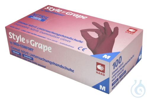 neoChoice Nitril Einmalhandschuhe Traube (Grape), Gr. S, 100 Stück/Box