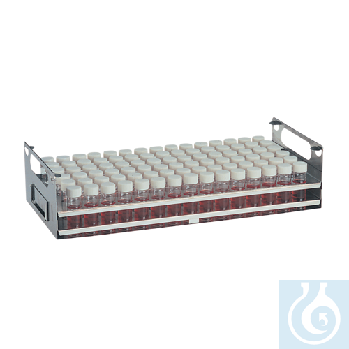 neoChoice Edelstahl-Gestell für 40 Fläschchen 28,5 mm Ø