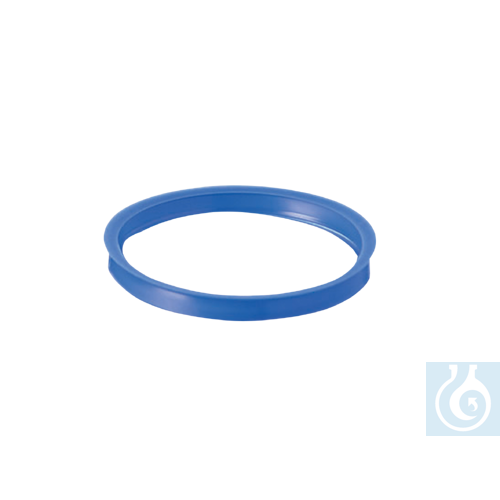 neoLab® schenkring GL 45, PP blauw, 10 stuks/verpakking