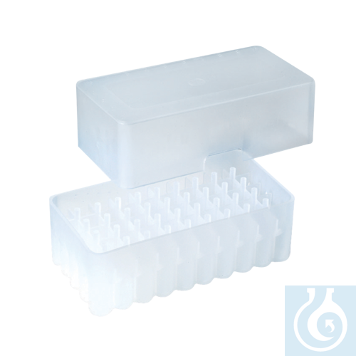 neoLabLine neoBox-50, f. Vessels up to 9 mm, 35 mm high, transparent - Luminix Health