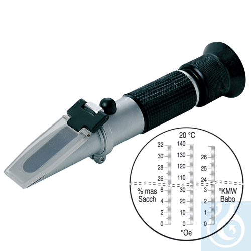 neoLab® Hand refractometer for winegrowers with : Brix, Babo, Oechsle - Luminix Health
