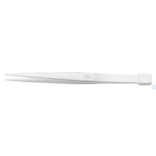 Solid ceramic tweezers, 125mm, smooth, blunt - Luminix Health
