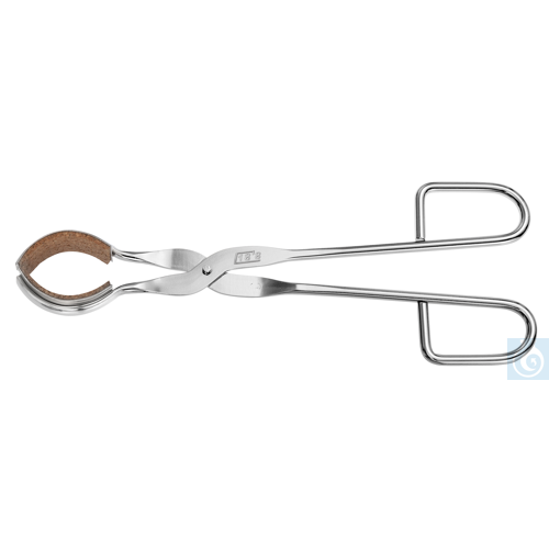 Beaker tong, cork lined, 220mm - Luminix Health