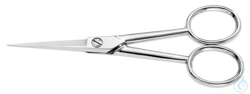 Microscopy scissors 130 mm, pointed straight, forged - Luminix Health