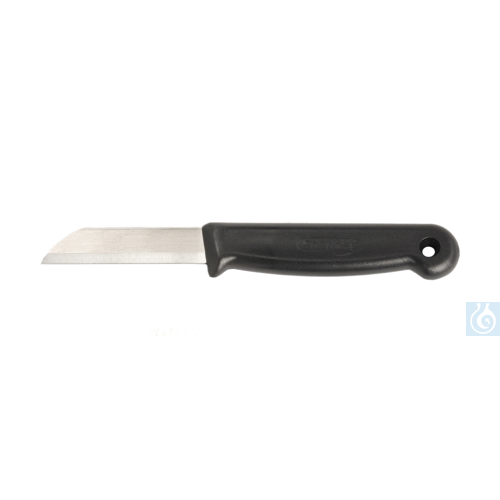 Loboratory knife, black, blade 6 cm - Luminix Health