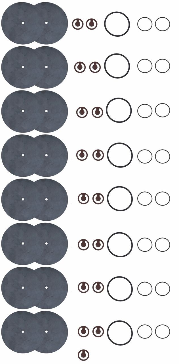 Seal set for MV 10, MD 12