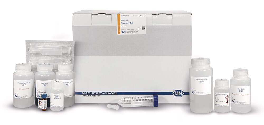 NucleoSnap Plasmid (10), 1 kit, Macherey-Nagel, art. 20U6.1
