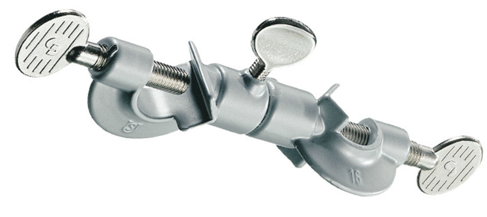 Double bosshead, rotatable, die-cast zinc, powder-coated,, 1 unit(s) - Luminix Health