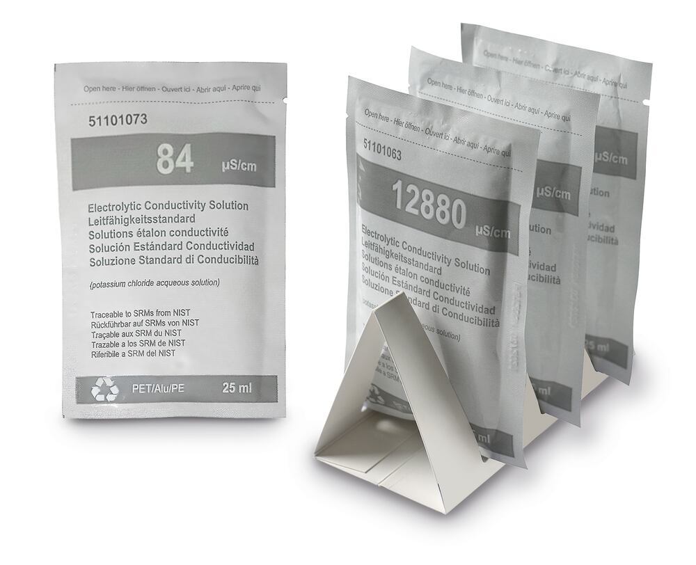 Conductivity standard 84 µS/cm, 25 ml bottle