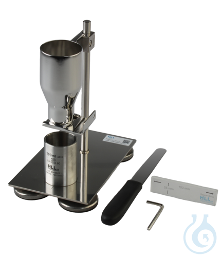 Apparatus for the determination of bulk density,100ml, DIN EN ISO 60, ASTM D1895 - Luminix Health