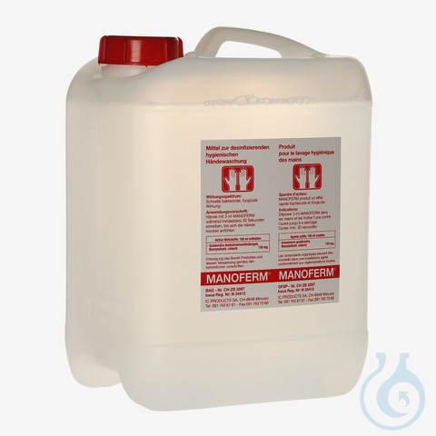 Manoferm, Desinfektionsmittel 10 L Kanister, gebrauchsfertige Lösung - Luminix Health