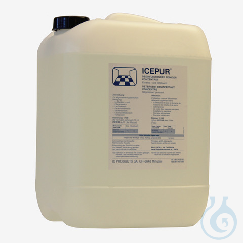 Icepur, Desinfektionsmittel 5 L Kanister, Verdünnungspflichtig - Luminix Health