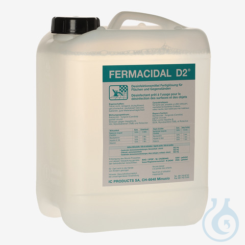 Fermacidal, Desinfektionsmittel 5 L Kanister, gebrauchsfertige Lösung - Luminix Health