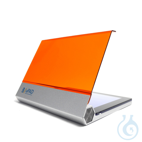 BLUPAD TRANSILLUMINATOR LED 18X12 CM + HOOD - Ergonomic fusion - patented 4° - Luminix Health