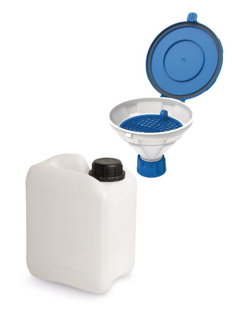 SCAT Safety Waste disposal set, HDPE, 2,5 l canister, lid funnel, GL45