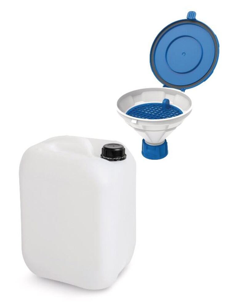 SCAT Safety Waste disposal set, HDPE, canister 10 l, lid funnel, GL45