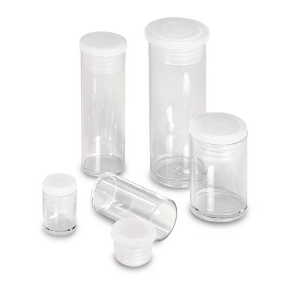 Test tubes PS with PE plugs, 3,5 ml