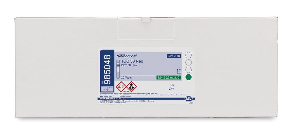 NANOCOLOR® round cell test, TOC 30 Neo