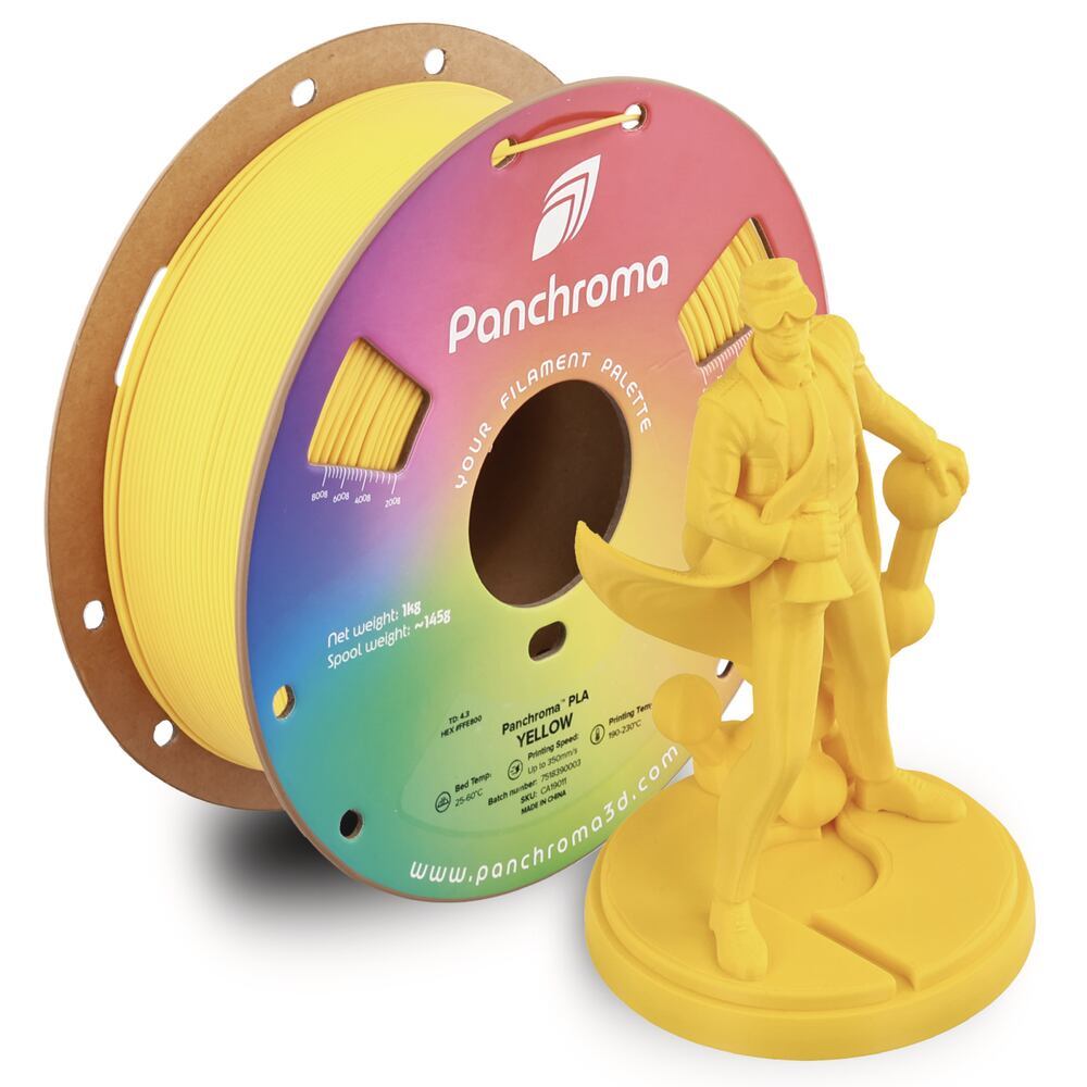 Panchroma PLA Yellow, 1,75 mm, 1 kg