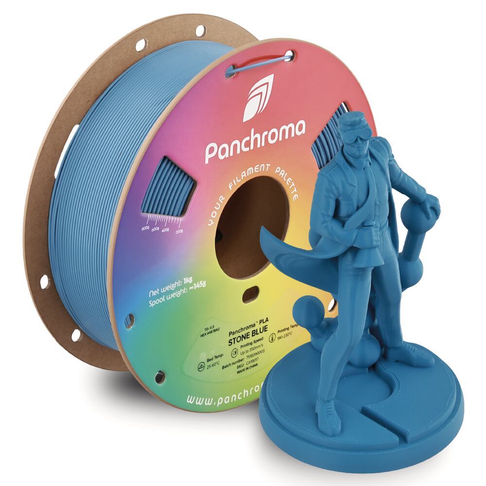 Panchroma PLA Stone Blue, 1,75 mm, 1 kg