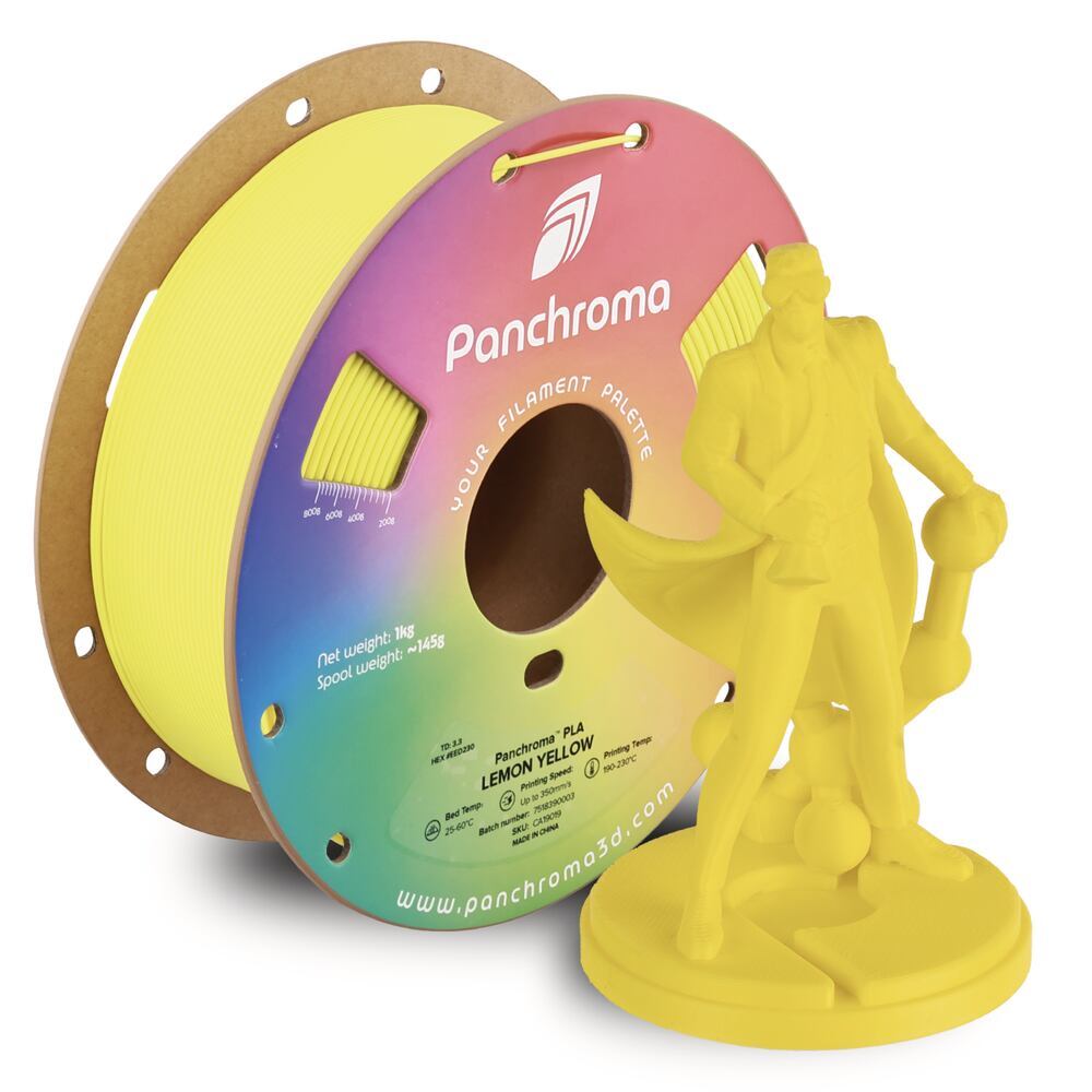 Panchroma PLA Lemon Yellow, 1,75 mm, 1 kg