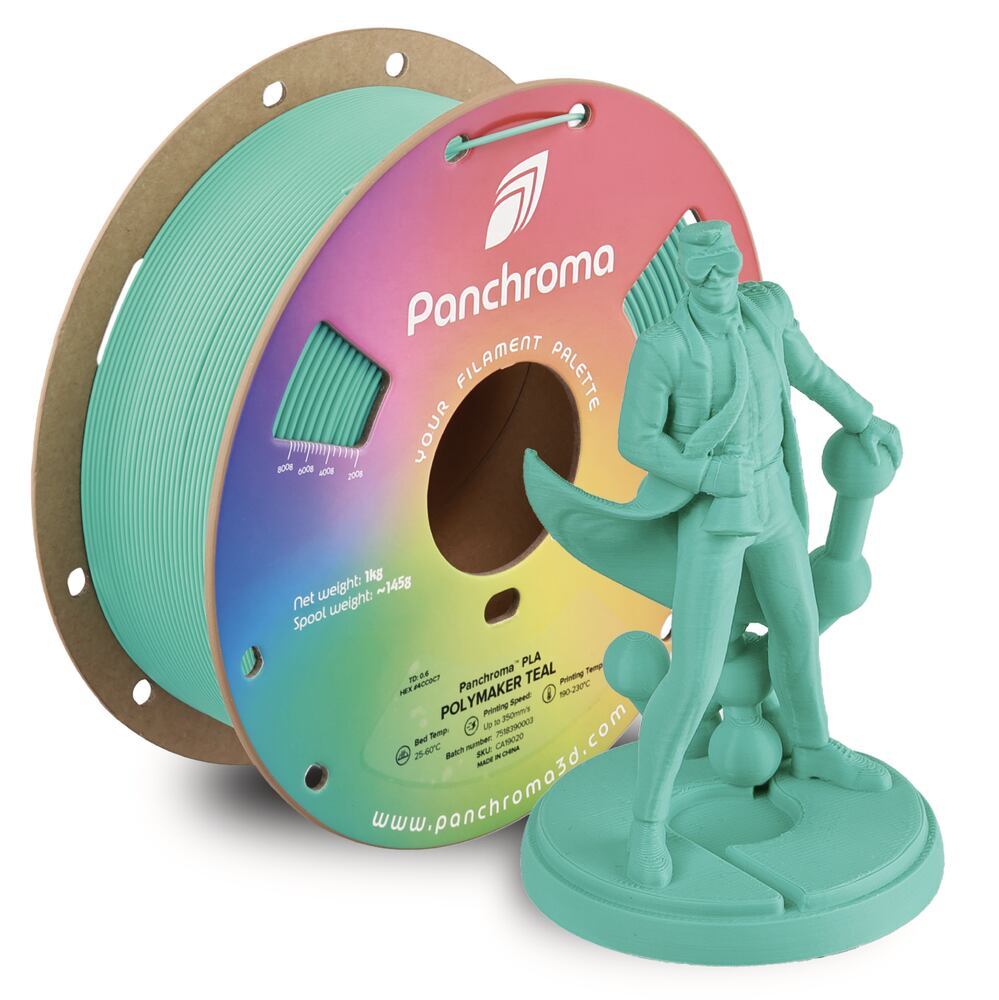 Panchroma PLA Polymaker Teal, 1,75 mm, 1 kg
