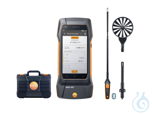 testo 400 - Air flow kit, with 16 mm vane probe - Luminix Health