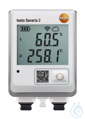 testo Saveris 2-T3 - WiFi data logger, display, 2 connections for TC temperature - Luminix Health