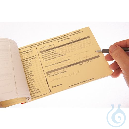First-aid book DIN A5 according to BGI 511-1