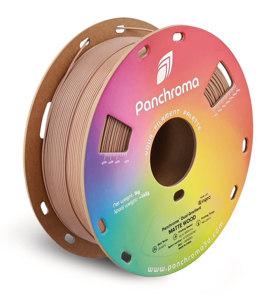 Panchroma PLA Dual-Gradient Matte Wood, 1,75 mm, 1 kg