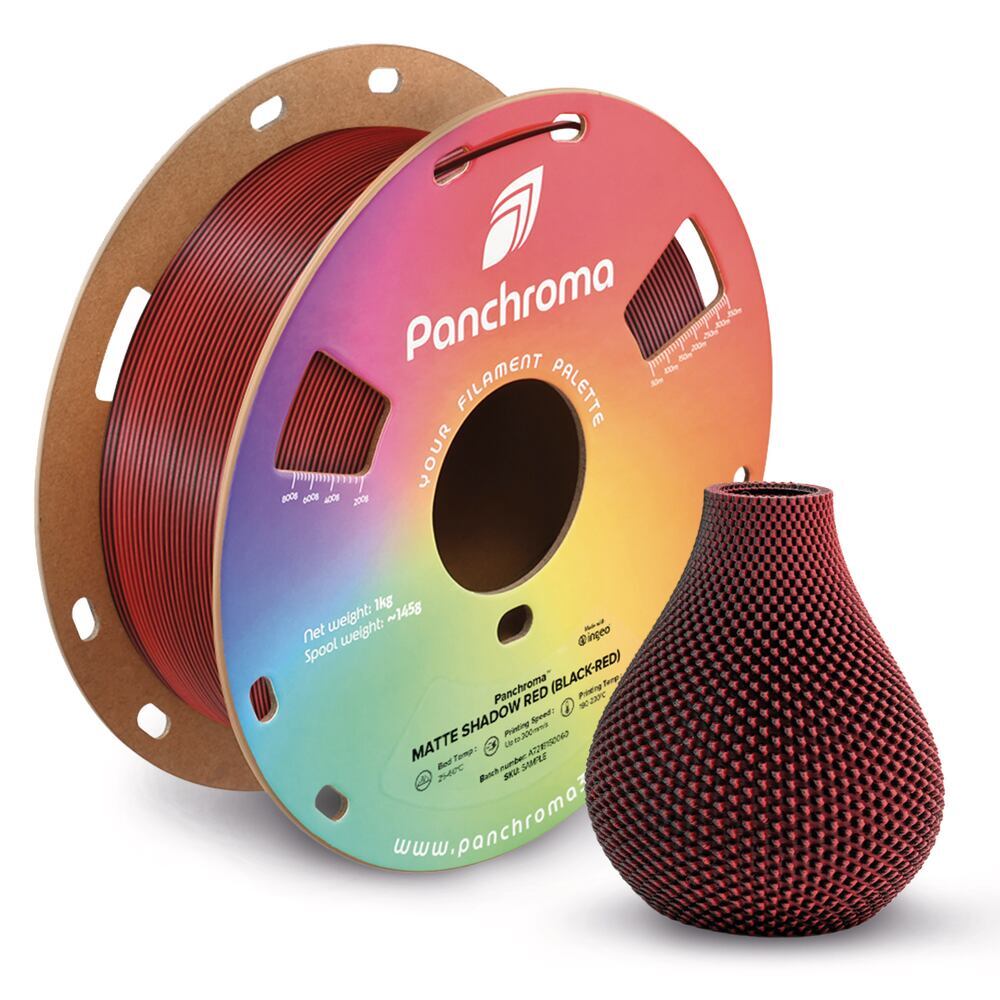 Panchroma PLA Dual Matte Shadow Red, 1,75 mm, 1 kg