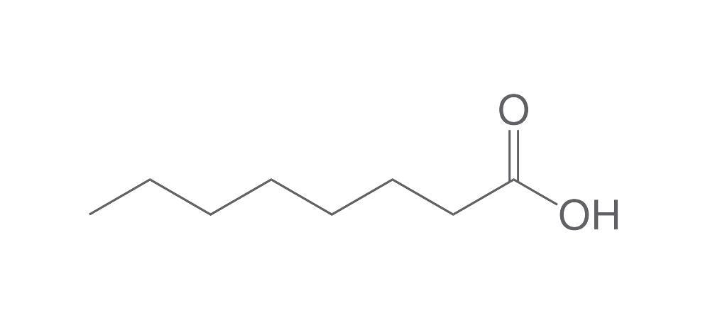 Octanoic acid, min. 99 %, for synthesis, 100 ml, glass - Luminix Health