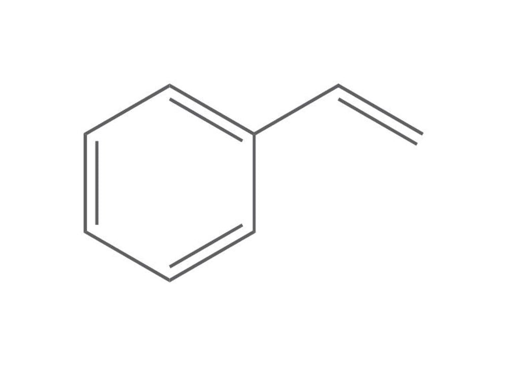 Styrene, min. 99,5 %, for synthesis, stab., 100 ml, glass - Luminix Health