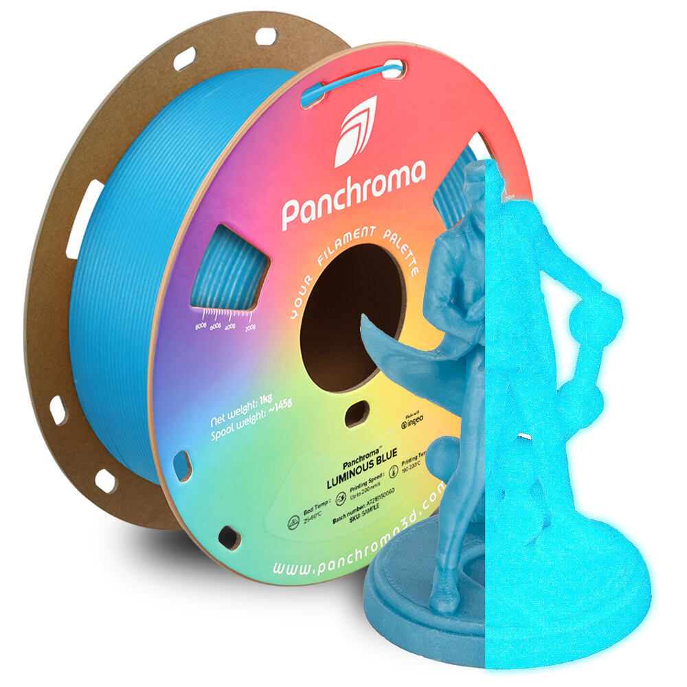 Panchroma PLA Luminous Blue, 1,75 mm, 1 kg