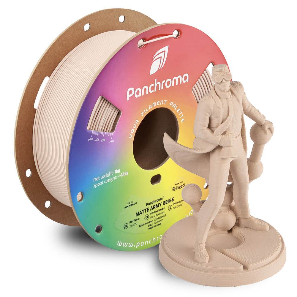 Panchroma PLA Matte Army Beige, 1,75 mm, 1 kg