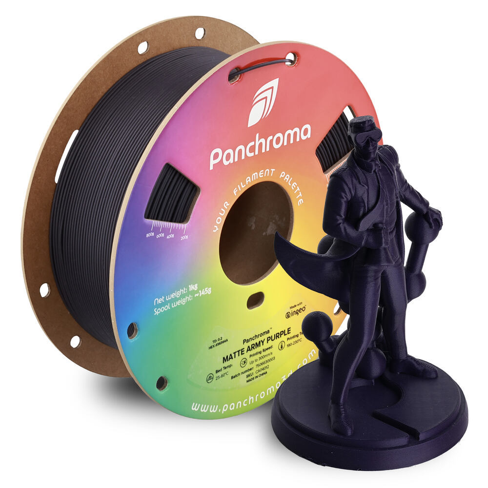 Panchroma PLA Matte Army Purple, 1,75 mm, 1 kg