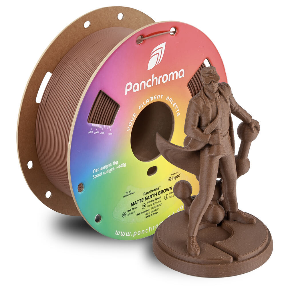 Panchroma PLA Matte Earth Brown, 1,75 mm, 1 kg