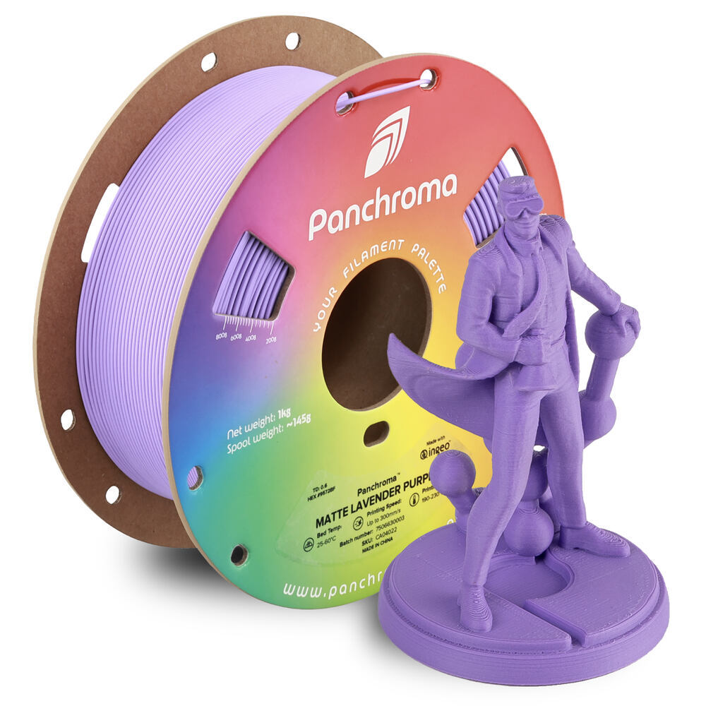Panchroma PLA Matte Lavender Purple, 1,75 mm, 1 kg